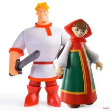 Набор коллекционных фигурок игрушек Алеша & Любава (Три Богатыря), PROSTO Toys, 7 (8) см