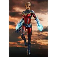 Коллекционная фигурка Hot Toys 1/6 Marvel: Avengers Endgame - Captain Marvel (Хот тойз Марвел: Мстители. Финал - Капитан Марвел, 31 см)