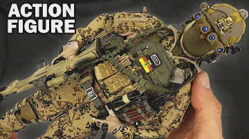 German KSK operator - 1/6 scale action figure DAM Toys assembly  - silent version