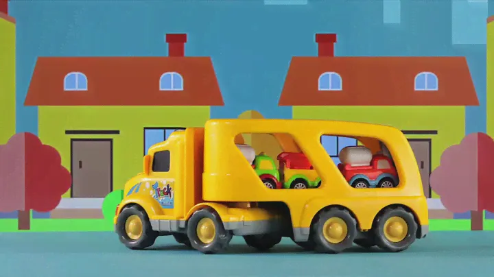 Amazon com  TEMI Construction Truck Toys for 3 4 5 6 Year Old Boys, 5 in 1 Friction Power Toy for Ki