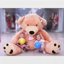 Мягкая игрушка Magic Bear Toys Медведь Толстяк (очень мягкий - мех блестящий - рыжий - 200 см)