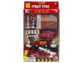 Набор металлических машин S+S Toys, 9 предметов