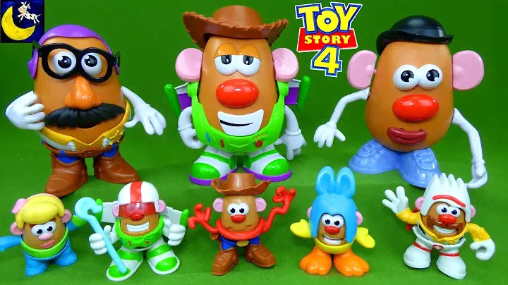 Lots of Mr Potato Head Toy Story 4 Toys Funny Mix and Match Bo Peep Woody Buzz Best Kids Videos