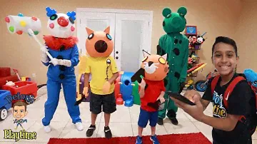 Piggy’s Toys and Roblox costumes | Deion’s Playtime Skits