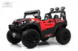 Детский электромобиль River Toys красный C111CC-B