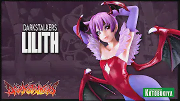 Kotobukiya Darkstalkers Lilith Bishoujo Statue @TheReviewSpot
