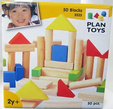 Деревянный конструктор Plan Toys "Блоки", арт. 5535
