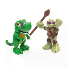 Playmates TOYS Фигурка TMNT (Черепашки Ниндзя) Дино Дона с Тирексом, серия Pre Cool (96124) отзывы