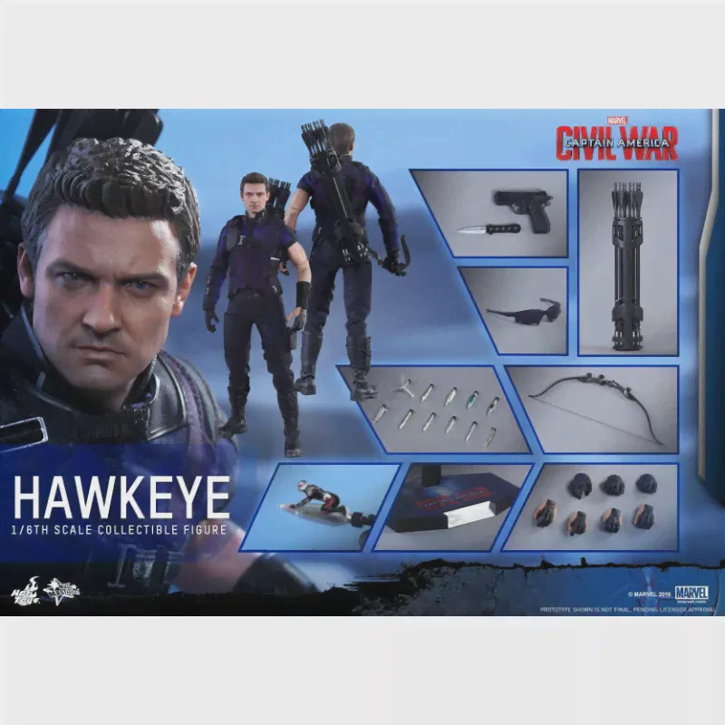 HOTTOYS HT 1/6 MMS358 Капитан Америка 3 Гражданская война Соколиный Глаз 3.0 Фигурка Соколиный Глаз Модель Коллекция подвижных фигурок