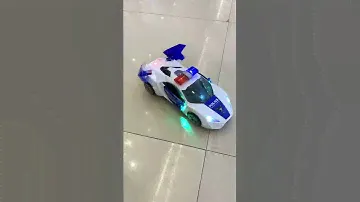 toy police cars flash and dash