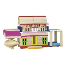 Деревянные строительные кубики Viga Toys Архитектурные блоки, 250 шт.