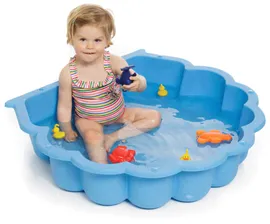 Песочница с тентом Ракушка Paradiso Toys T00758 голубой 87x78x20 см