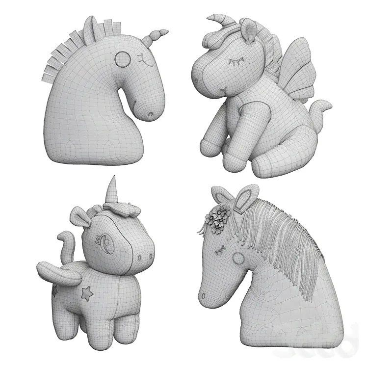 Plush Toys 14 - Игрушки - 3D модель-2
