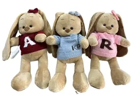 Игрушка мягкая, 35 см, в свитере, "Заяц", Plush Toys, 1228-35
