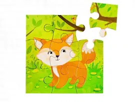 Пазл First Puzzle "Лисичка" (9 эл) Baby Toys
