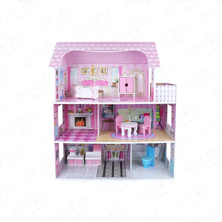 Дом для куклы Lanson Toys деревянный 70см с 3лет-0