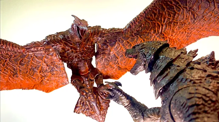Godzilla king of the monsters: Rodan hiya figure STOP-MOTION REVIEWS
