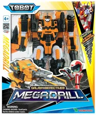 Трансформер YOUNG TOYS Tobot Galaxy detectives Megadrill 301104, желтый/серый