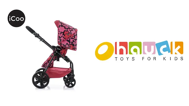 Коляска для кукол Pacific XL Flora