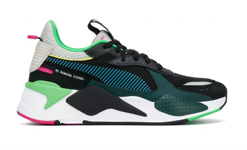 Кроссовки PUMA RS-X Toys(Black/Green) (002)-0