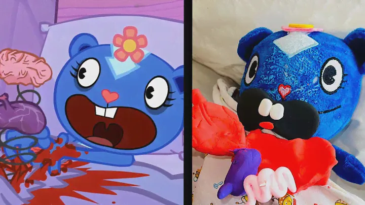 PLUSH TOY HAPPY TREE FRIENDS HELLO DOLLY. ZERO BUDGET.