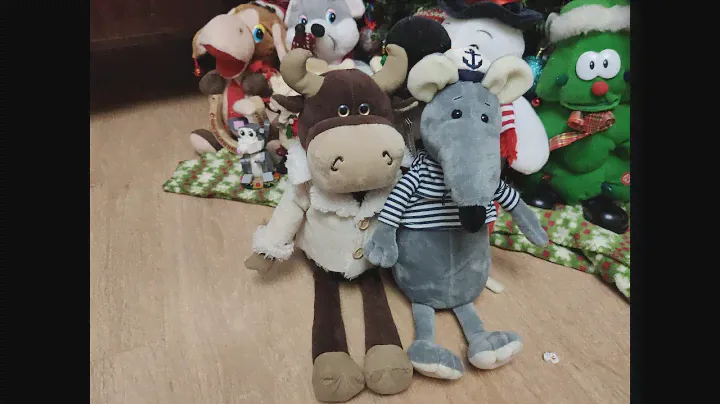 Мягкие игрушки MaxiToys - крыска-моряк и бычок Василий