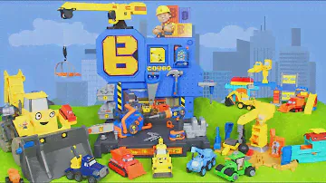 Bob der Baumeister Spielzeugautos, Bagger, Lastwage & Kran Video für Kinder auf deutsch