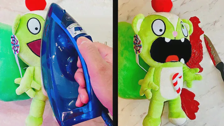 HAPPY TREE FRIENDS WITH PLUSH TOY. ONLY NUTTY DEATHS