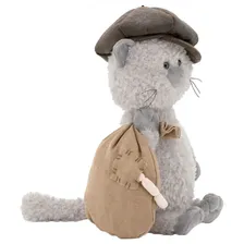 Мягкая игрушка «Кот Обормот Обжора» Orange Toys в кепке, с мешком, 25 см, 170023