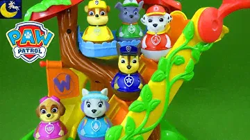 Paw Patrol Weebles Treehouse Playset Everest Animal Rescue Episode Funny Toy Story Videos for Kids