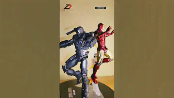 IRON MAN 2 MK 6 and WAR MACHINE MK 1 - ZD TOYS