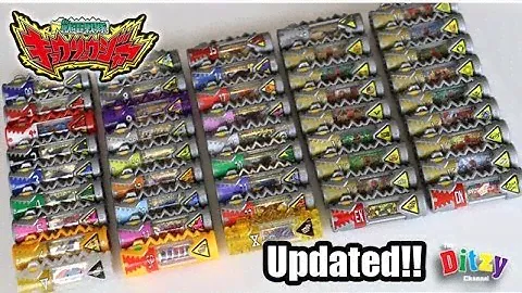 UPDATED! Zyuden Sentai Kyoryuger ZYUDENCHI SET DX (Power Rangers Dino Chargers!)