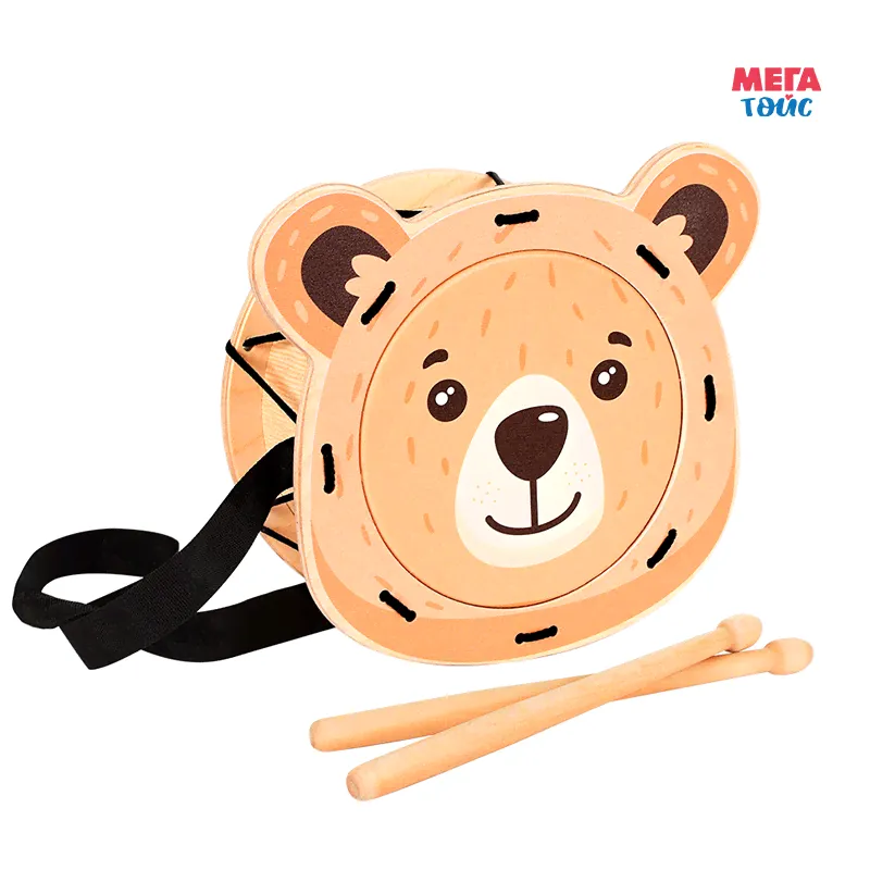 Игрушка барабан MEGA TOYS 11335 Мишка-0