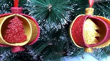 Елочные игрушки из фоамирана! Christmas toy! Christmas decoration