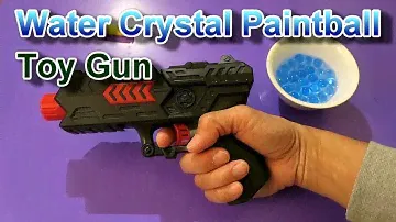 Water Crystal Paintball Soft Bullet Gun Unboxing & Testing