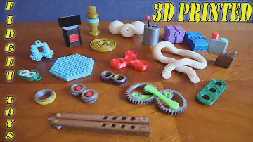 20 Fidget Toys 3D Printed