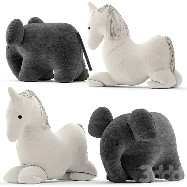 Soft plush toys - Игрушки - 3D модель-3