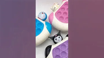 Satisfying with Unboxing & Review Cute Pop It Push Game | ASMR Toys
