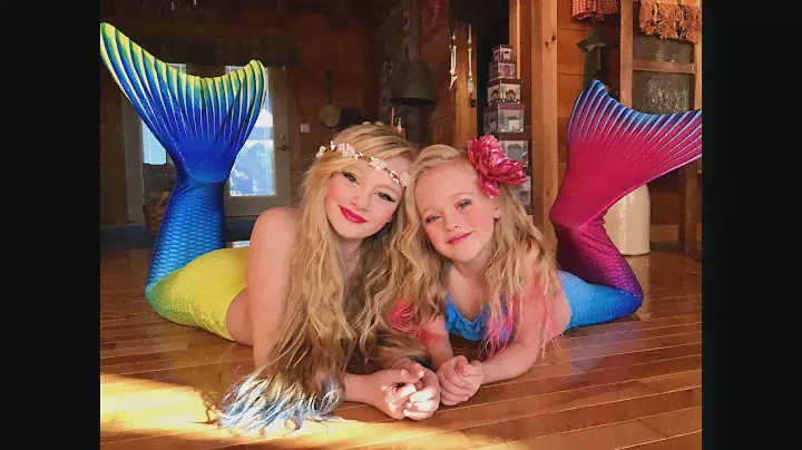 The legend of the Magic Mermaid. Princess Ella and playdoh girl make a wish and become real mermaids