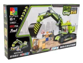 Конструктор WOMA TOYS City C0621 Гусеничный экскаватор