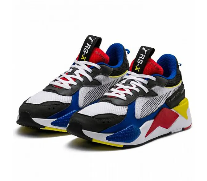 Кроссовки puma rs-x toys (Цвет white-royal-high ris)