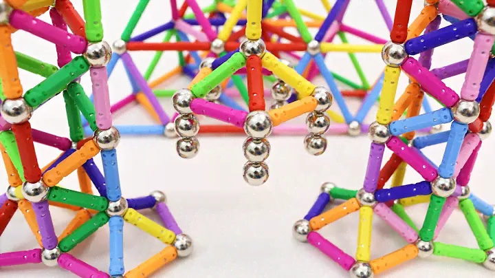Building Pyramid and Towers with Veatree Magnetic Sticks and Balls