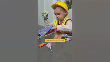 Melissa & Doug | Sticker WOW! | Sticker WOW! Activity Pad & Sticker Stamper - Bulldozer