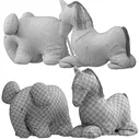 Soft plush toys - Игрушки - 3D модель