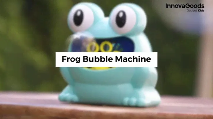 InnovaGoods Frog Bubble Machine