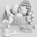 Fidget antistress toys set - Игрушки - 3D модель