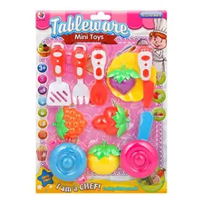 Игровой набор Посуда с продуктами Tableware Mini Toys Toys Neo 13 предметов