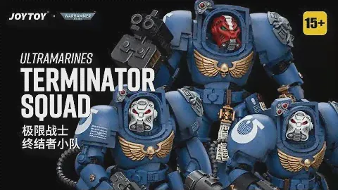 JOYTOY 1/18 Warhammer 40K Ultramarines Terminator Squad