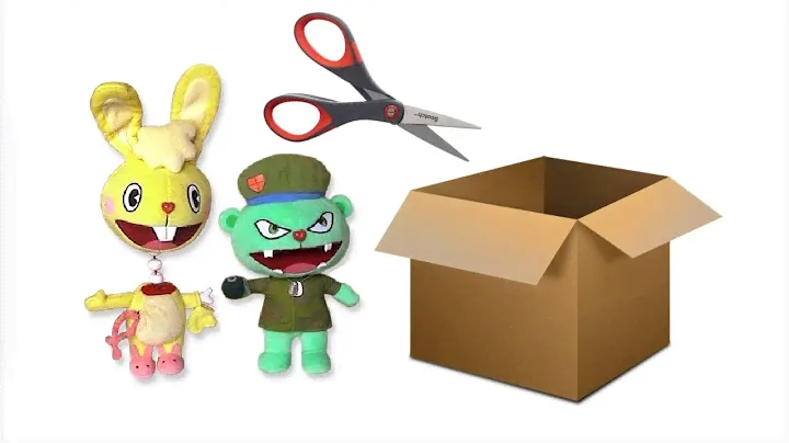 Happy Tree Friends Plush toys by Fun 4 All Unboxing & Review