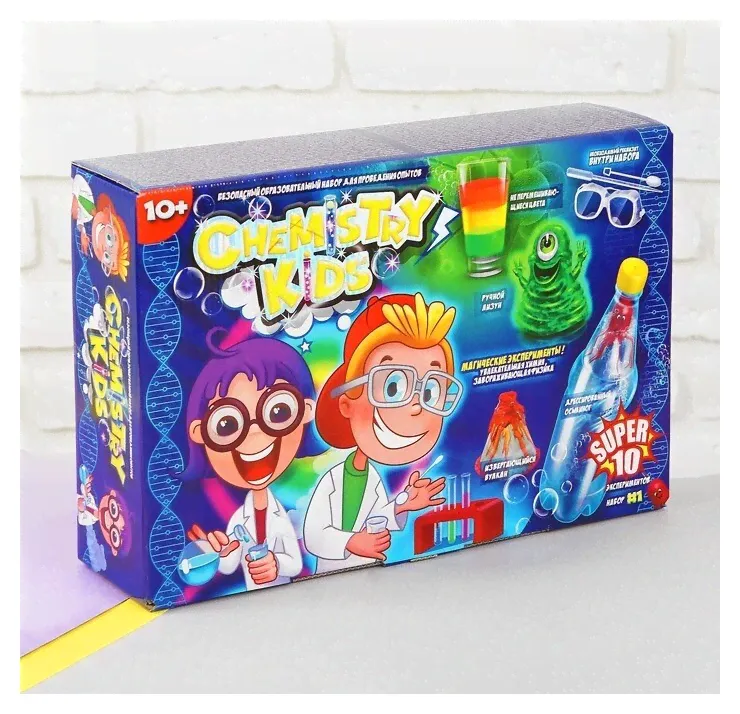 Danko toys Набор для проведения опытов 10 Магических экспериментов-0
